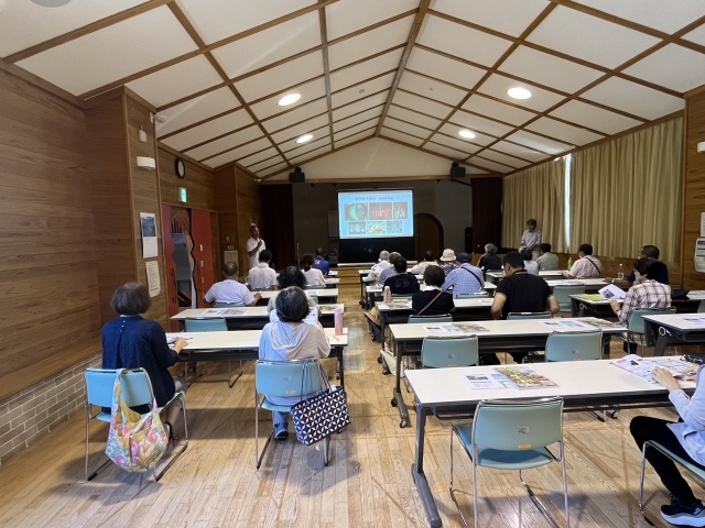 家庭菜園勉強会 座学の様子