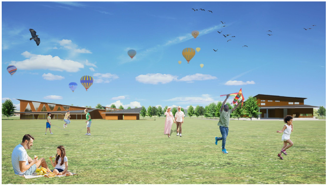 (仮称)日向公園管理芝生広場イメージ