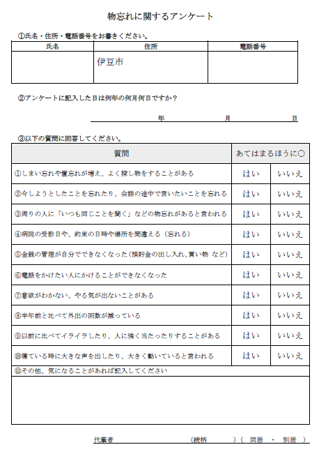 80歳アンケート