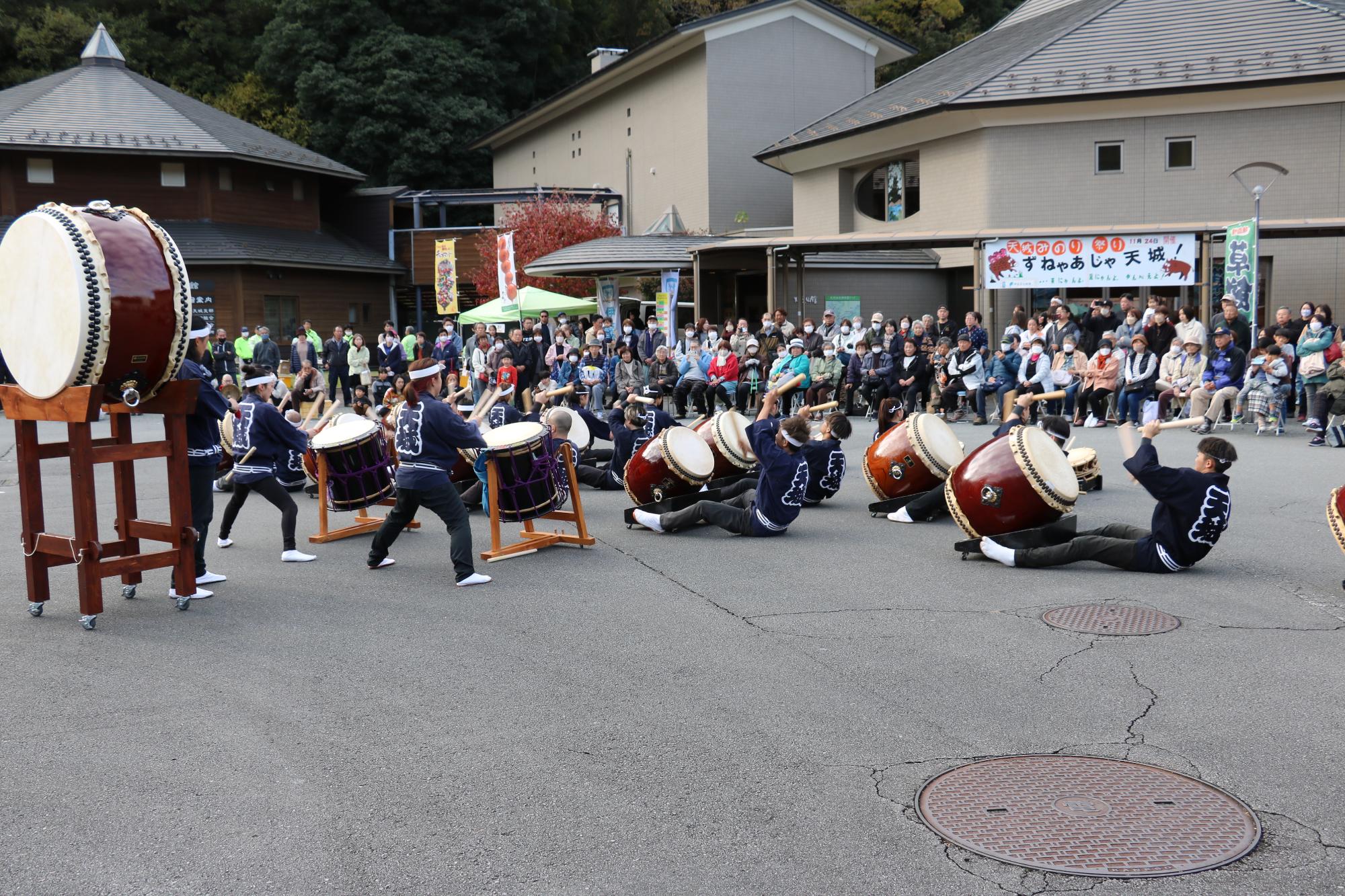過去のイベントの様子(天城連峰太鼓)