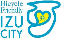 伊豆市自転車まちづくり協議会ロゴ（英語）