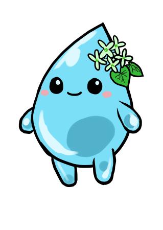 伊豆市水道キャラクター「いずみぃ」