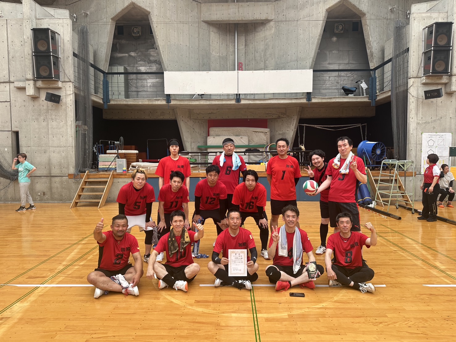男子の部Bブロック優勝「加殿」